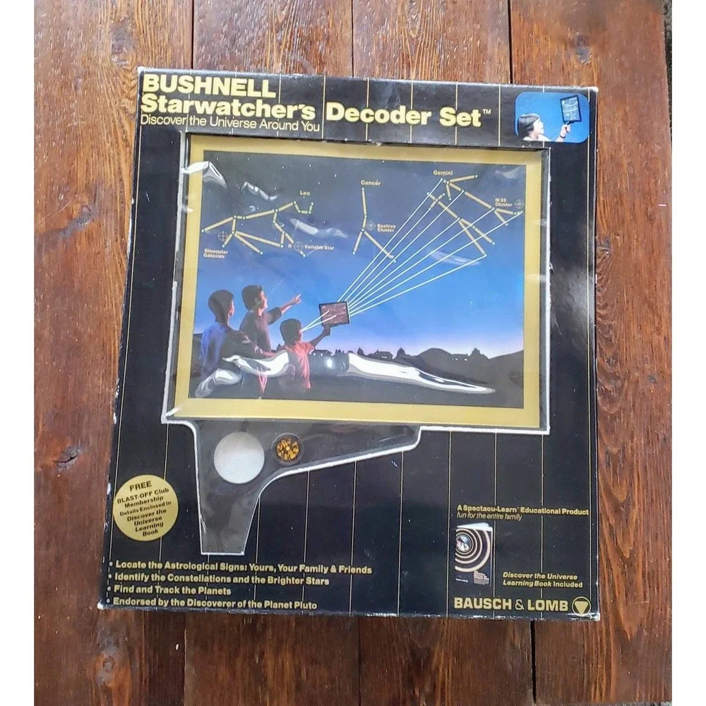 Bushnell‎ Statwatchers Decoder Set | vintage Bausch Lomb 18-0400 kids astronomy